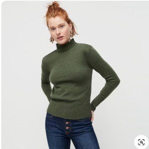 J. Crew Green Wool-Blend Sweater, size S